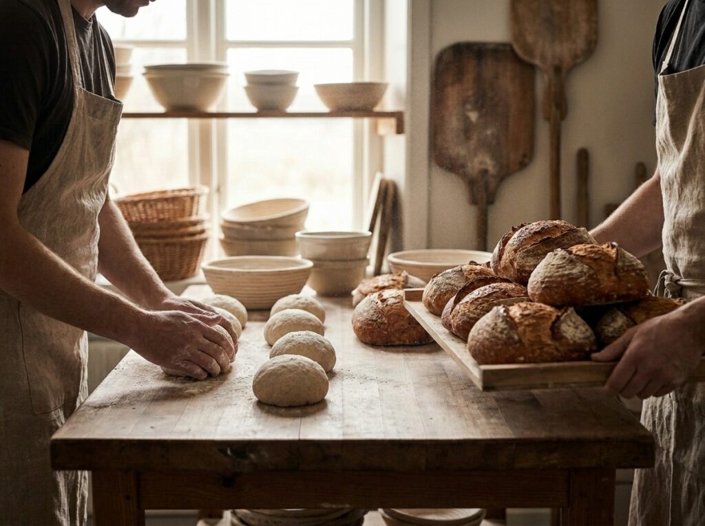 Goodie Corner artisan bakery Switzerland — fresh cookies and sourdough breads